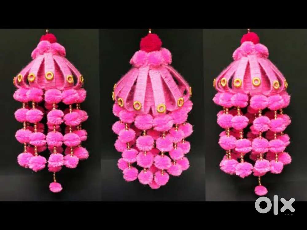 Wall hanging door hanging jhumar pellow