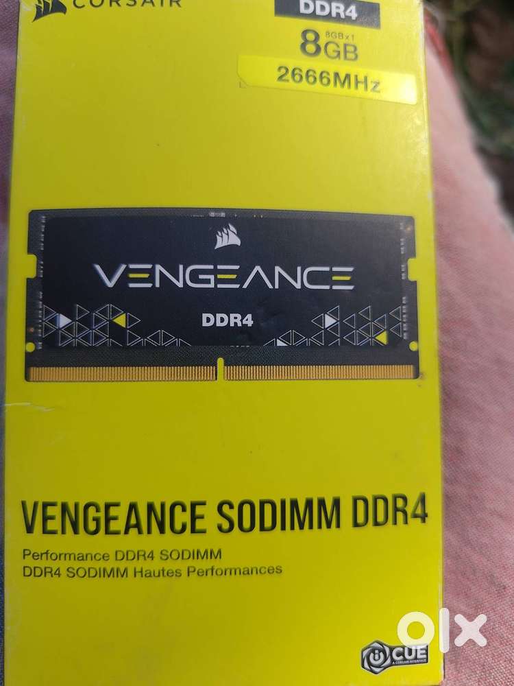 Corsair vegance 8 gb DDR4 Laptop RAM, approx 2 years old