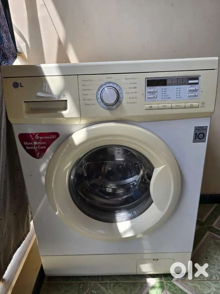 Lg front 6kg load washing machine