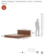Wake fit queen cot