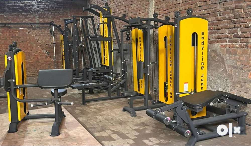 Get heavy duty UP Based gym machine setup all over India supplier.