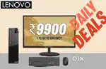 COMPUTER CPU  MONITOR  LENOVO  1 YEAR WARRANTY   8GB RAM