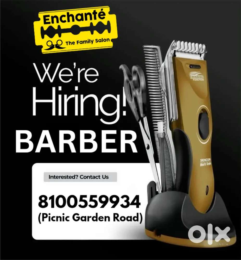 Urgent Vacancy Of BARBER