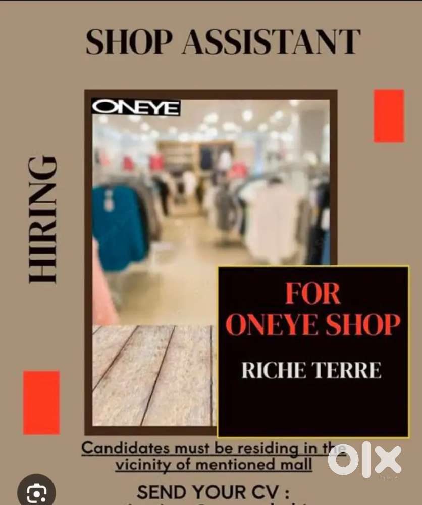 Shopping mall job
