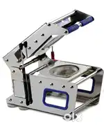 Heating sealing machine container packer