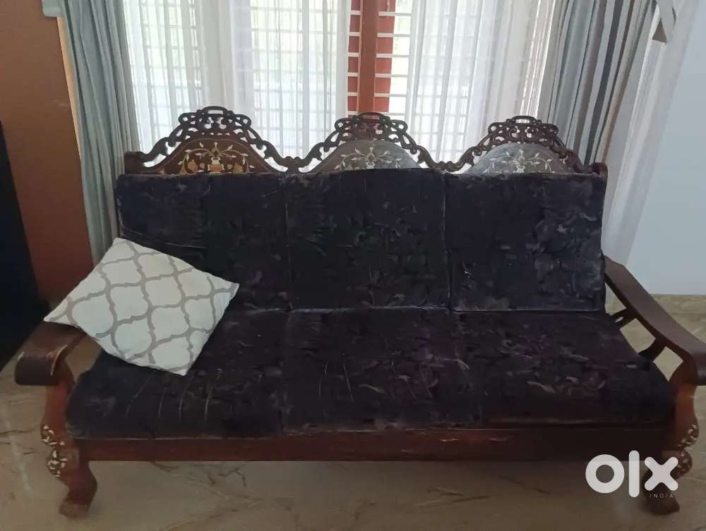 Rose wood Wooden sofa
