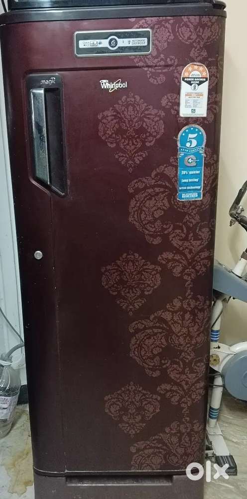 Whirlpool Single Door Refrigerator - 5 Star, 190L, Working Condition