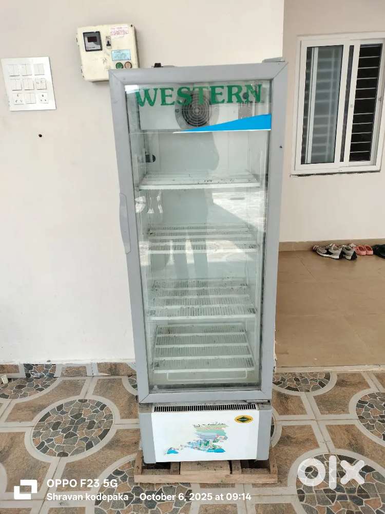 Western Company Glass Fridge