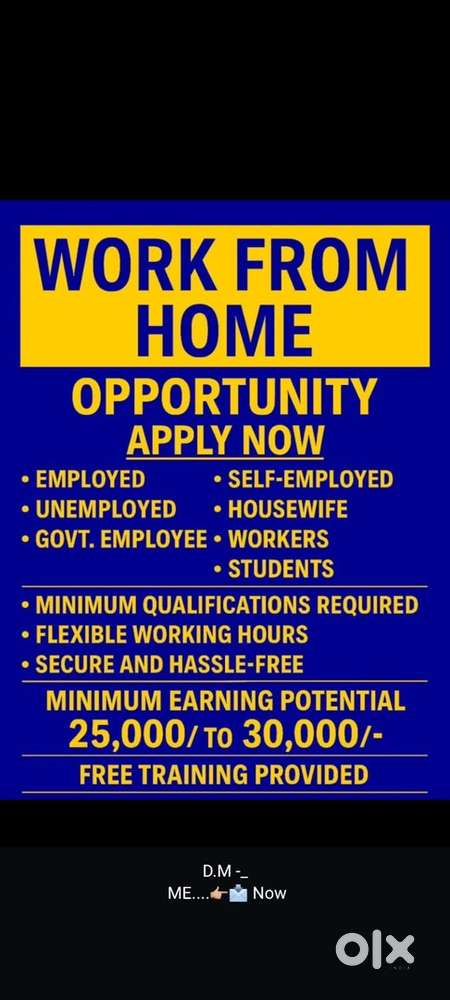Work from home or anywhere you like