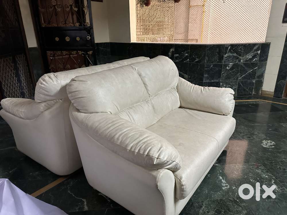 Well maintain leather 2+2 seater Sofa set