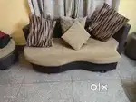 Wooden frame sofa