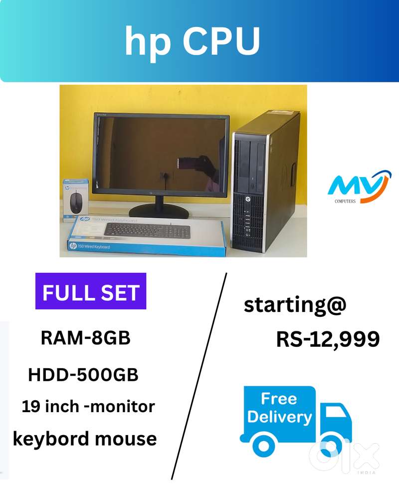 Desktop Laptop Full Set CPU i3-i5-i7 Sales & Service  ALL NEW Full Set