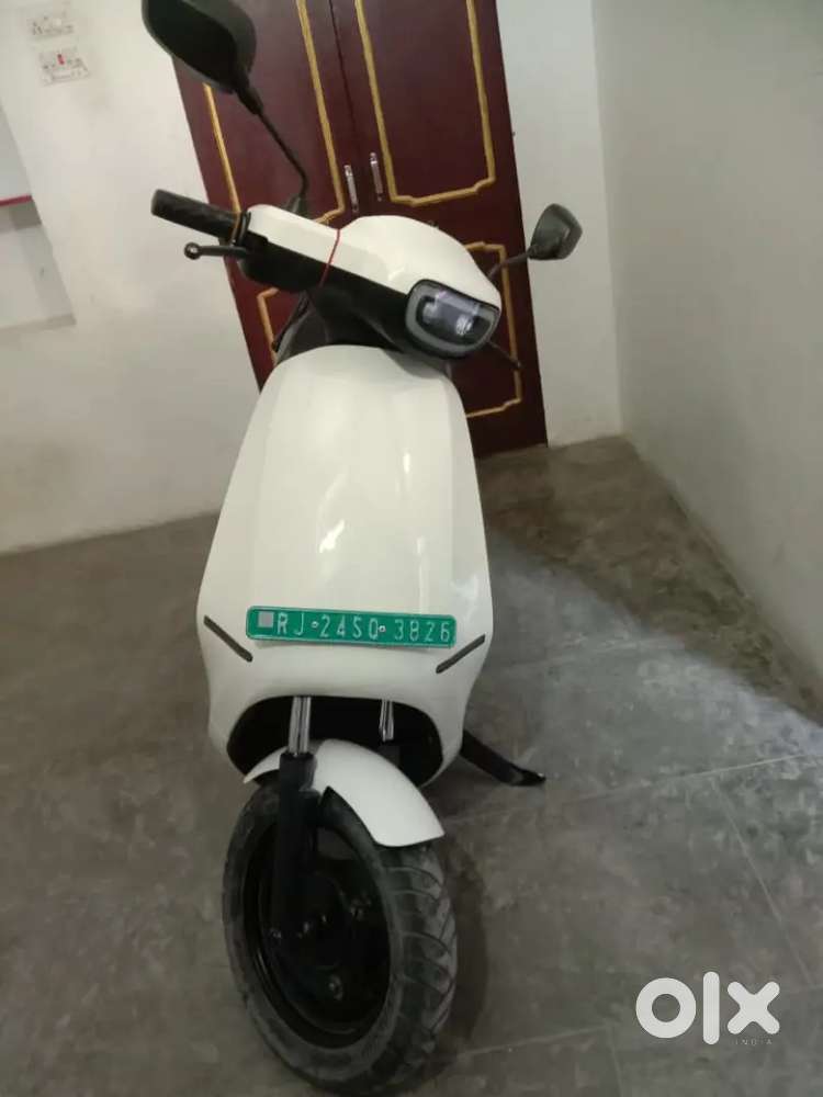 Scooter is in good condition with accessories