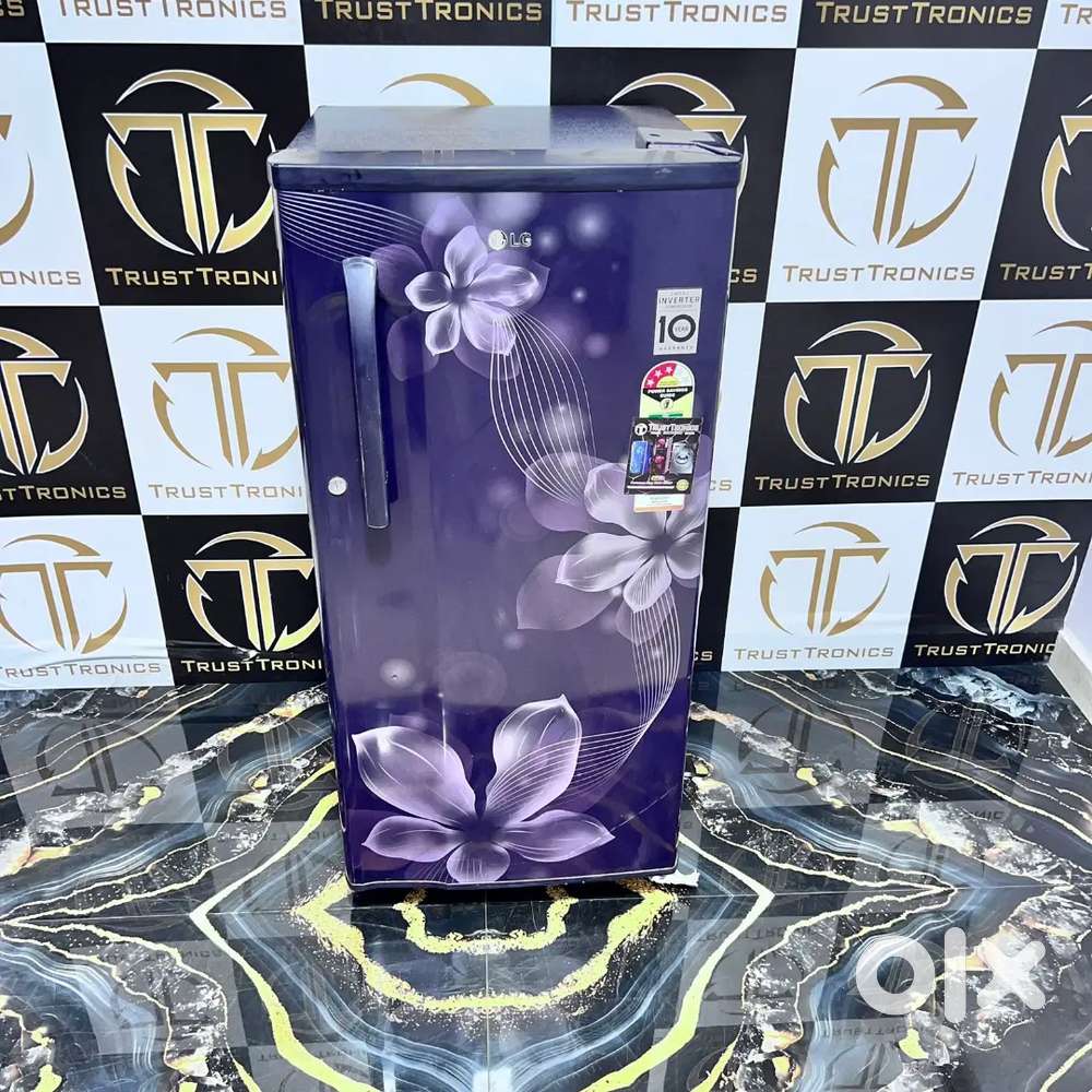 #£& Flower Design Lg Single Door Fridge  Smart Inverter 190 liters