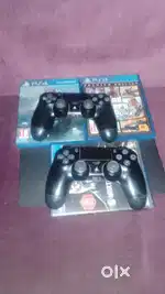 PS4 slim 1tb with 2 controller and 5 games