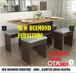 (NEW) FOLDING DINING TABLE - 4 SEAT FOLDING DINING TABLE