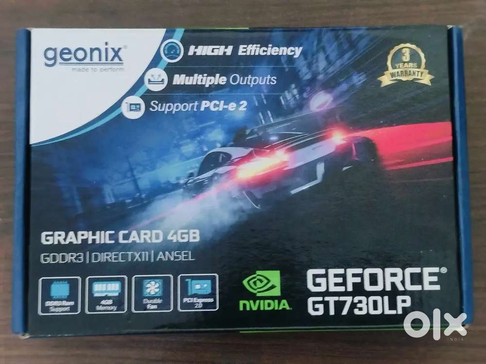 GEONIX GEFORCE GT 730LP 4GB DDR3 Graphic Card