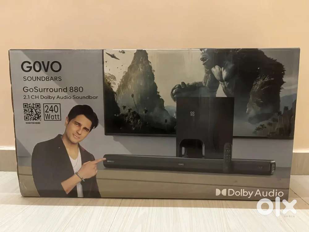 Govo GoSurround 880 240 watt 2.1 CH Dolby Audio Soundbar brand new