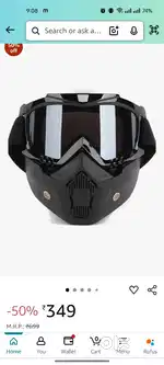 Unisex Motorcycle Goggles Mask Helmet Goggles Road Riding