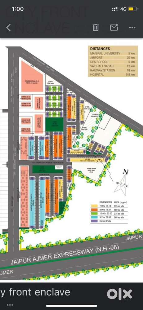 135 gaj for investment