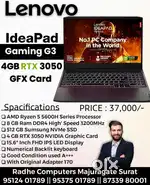 Gaming G3 Laptop GFX 3050 RTX