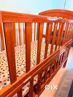 Wooden Baby Cot Multi-Feature Baby Crib, Baby Bed Cradle