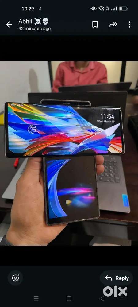 Lg wing all ok condition 5g phone ha dual screen fold phone dualcamera
