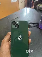 iPhone 13 green colour with box and bill clean condition