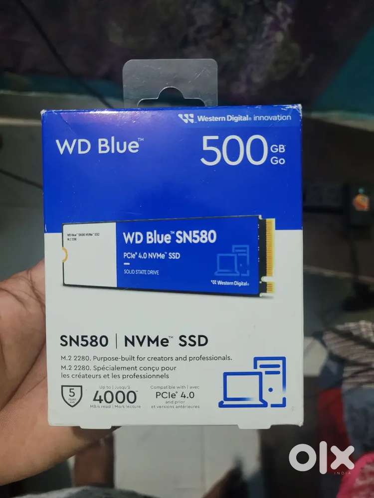 Cosmic Byte Ares Pro, WD SSD Gen4 SN 580 500GB Both Brand New Warranty