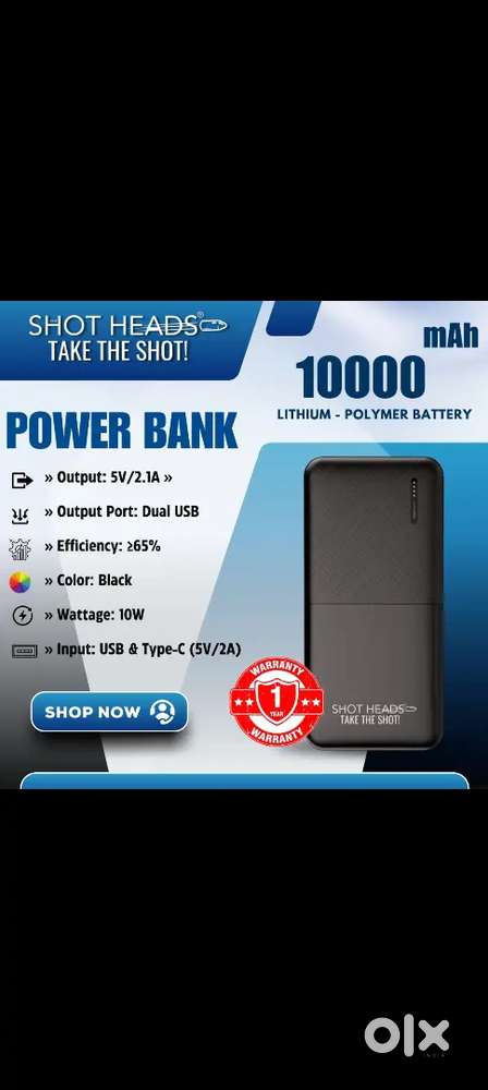 New unopened Power Bank 10,000 mah