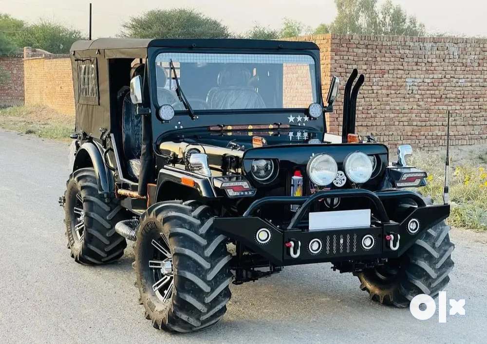 Willy jeep modified by bombay jeeps open jeep Mahindra jeep modified