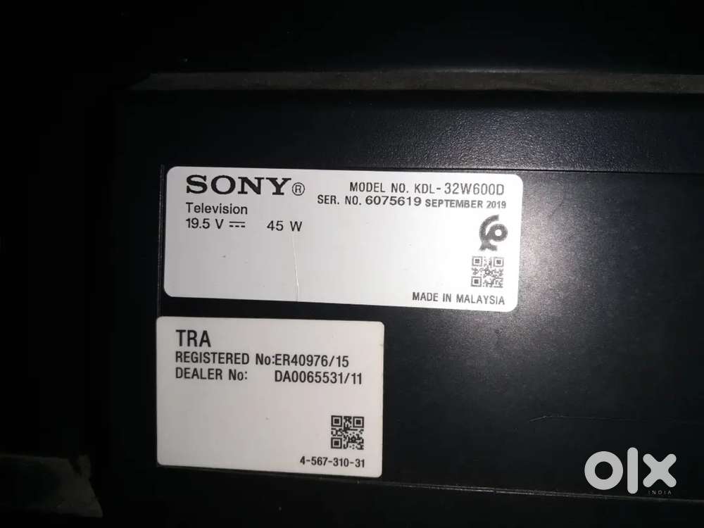 Sony Smart LED TV 32 INCH