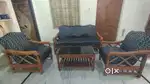 TEAK WOOD SOFA