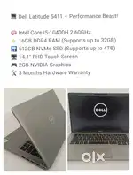 Laptop dell 5411