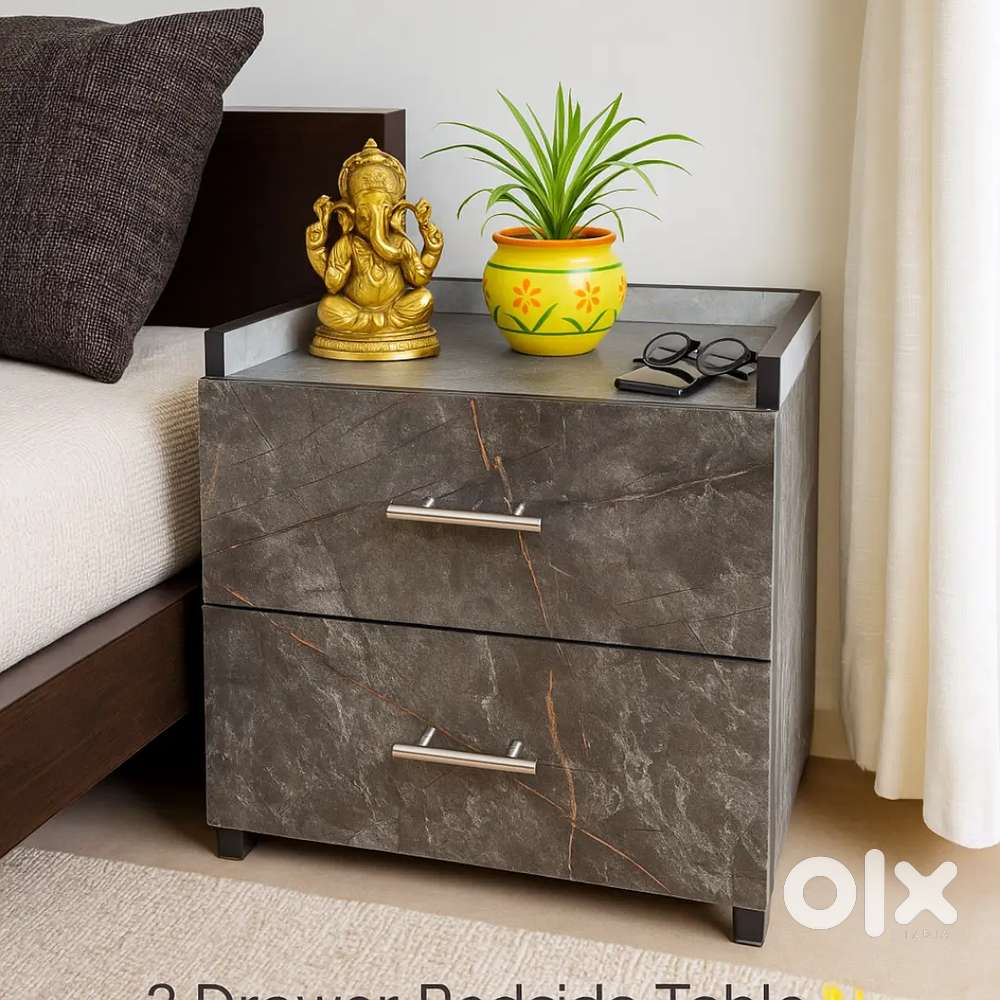 Bed Side Table 2 Drawer