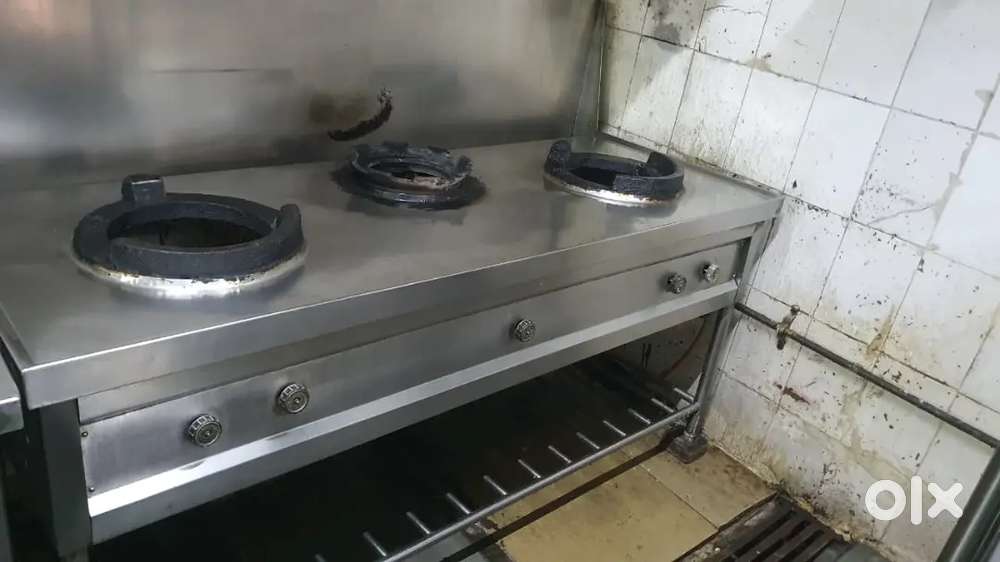 3 stove chinese range