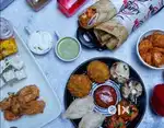 Momos shawarma and Roll