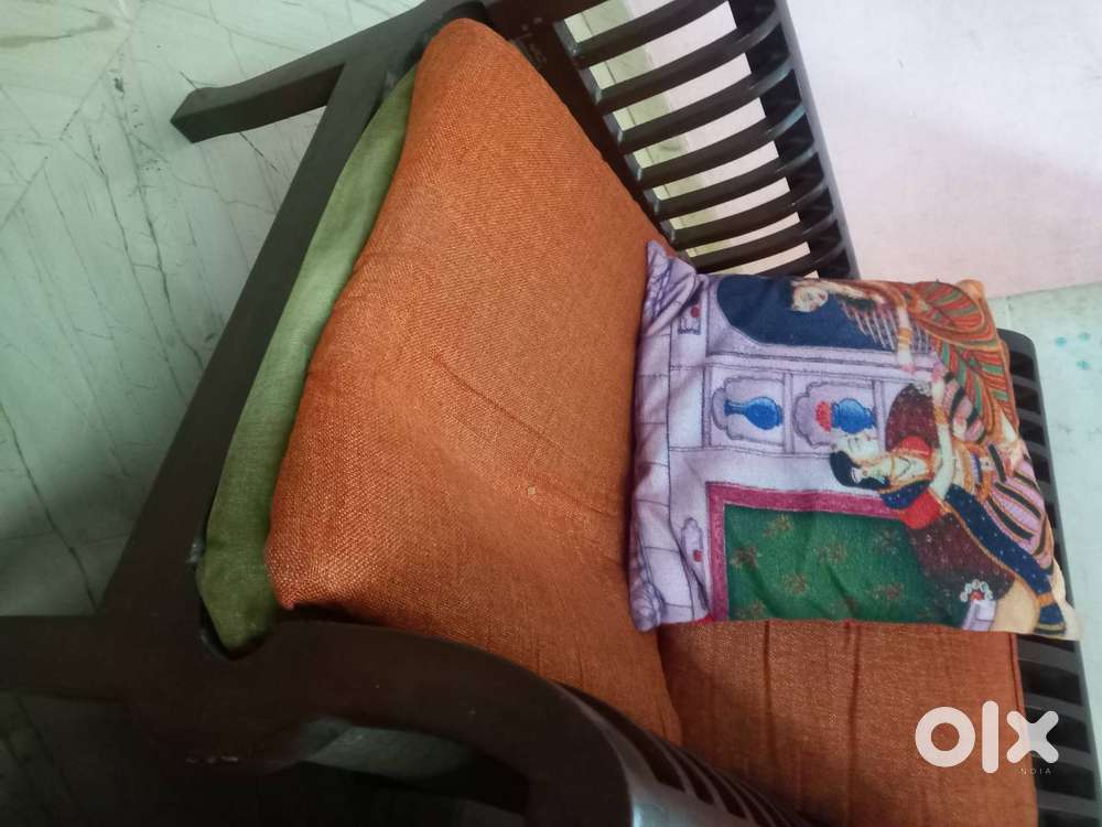 Wooden sofa seat teak wood x 2 nos