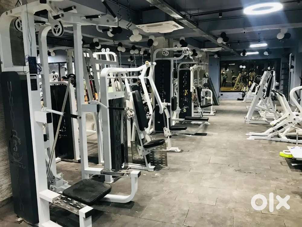 Gym equipments set up available