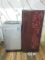 Samsung single door refrigerator and Panasonic top load washing machin