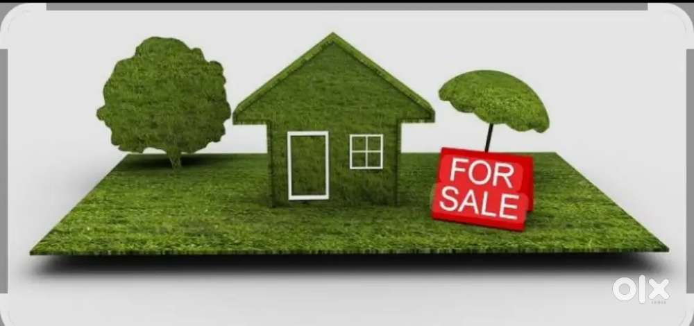 Plot with house for sale