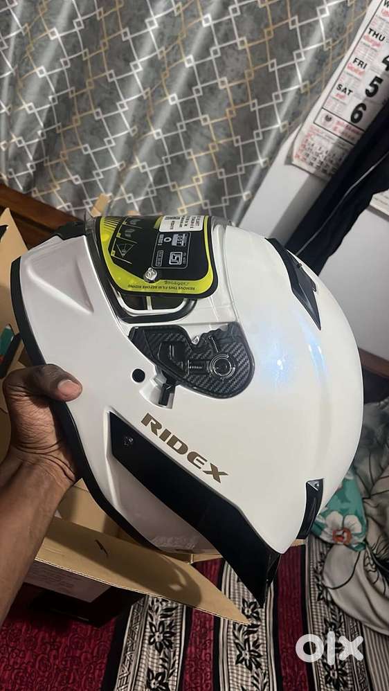 RIDE X helmet pearl white