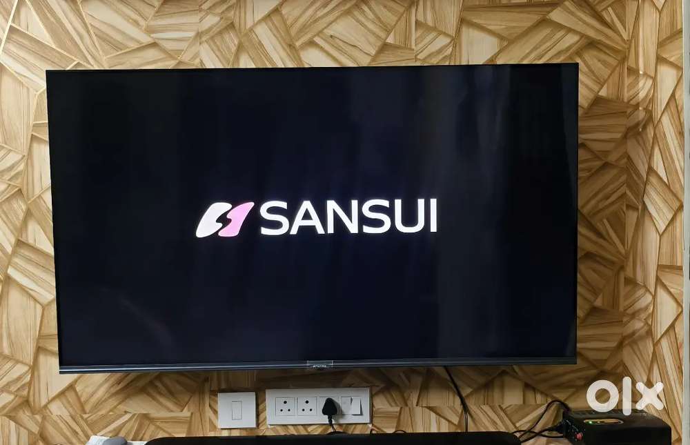 SANSUI QLED 55 INCH TV COMPLETE GOOD CONDITION