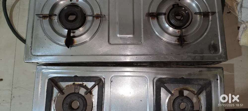 Stainless Steel Gas stove Two Nos