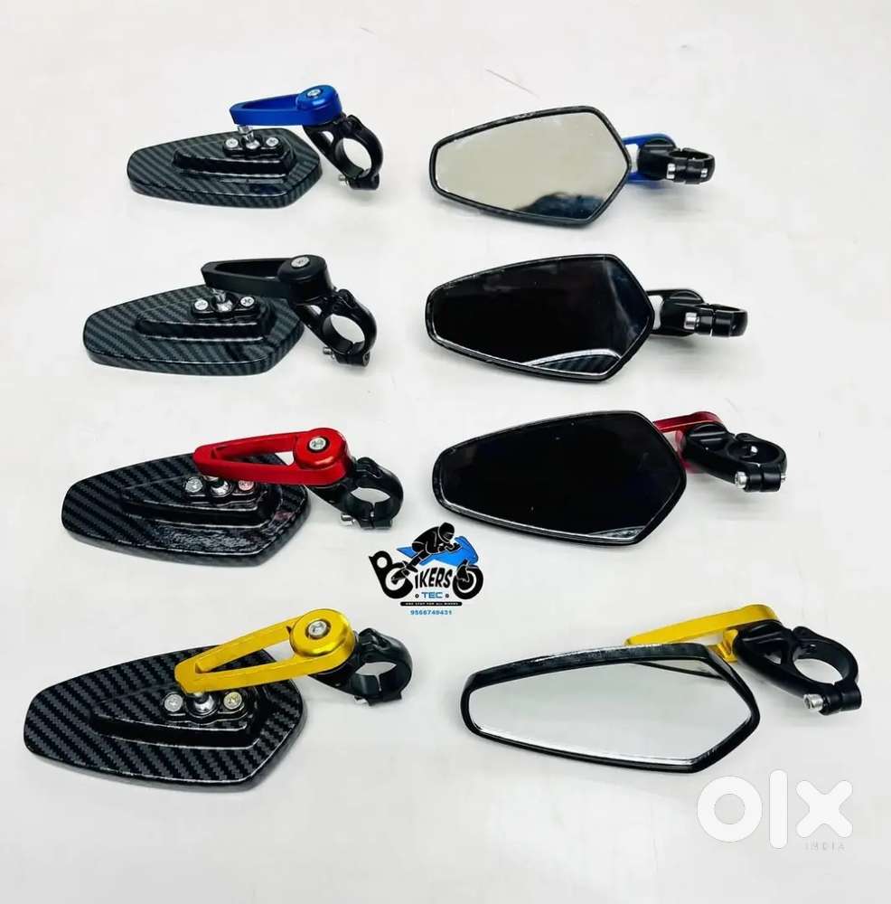Bike coustomized mirror only gold colour available