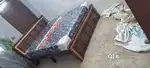 New queen size bed with mattress in wholesale price cod available