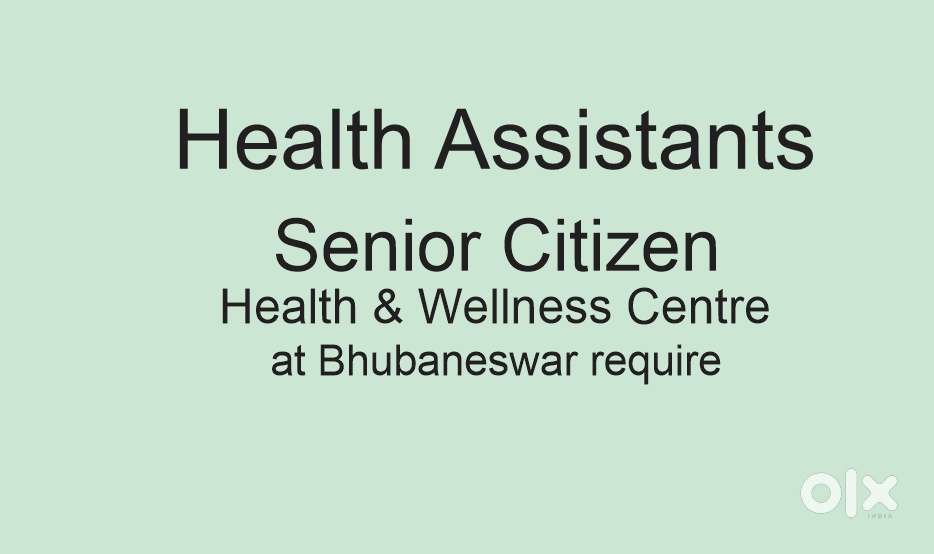 Health Assistants for Health Wellness Centre at Chandrasekharpur BBSR