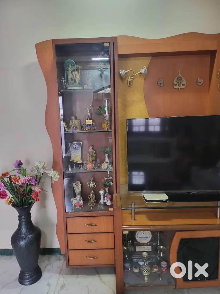 Tv unit and showcase