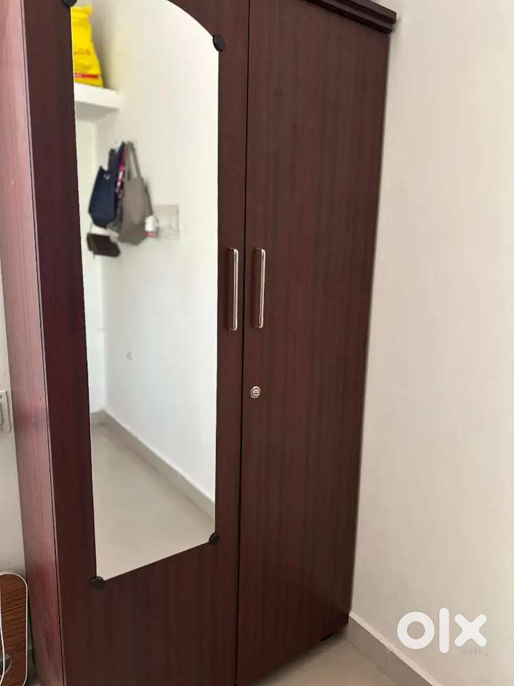 Wooden wardrobe cupboard
