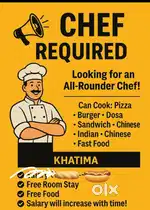 Chef Required for cafe and restro